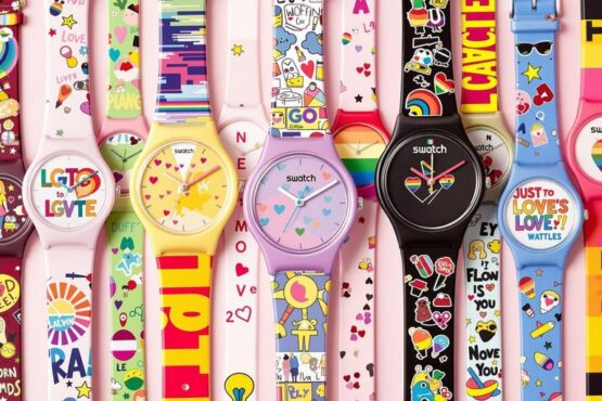 多款Lgbtq+主题Swatch手表的展示