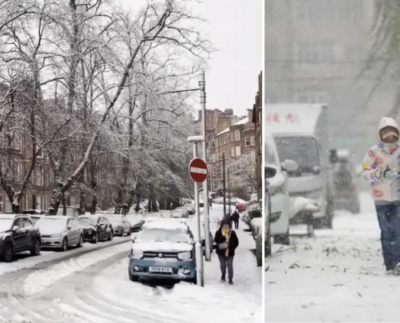 英国气温骤降，或面临30小时降雪